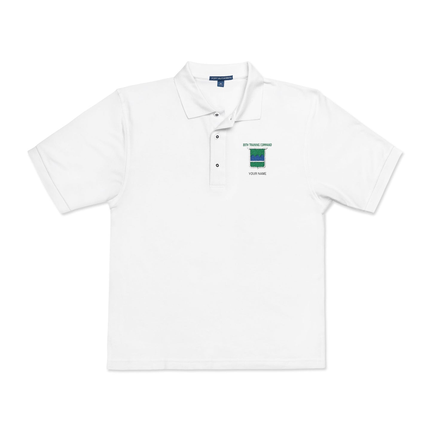 80th TC Pique Polo w/ Name