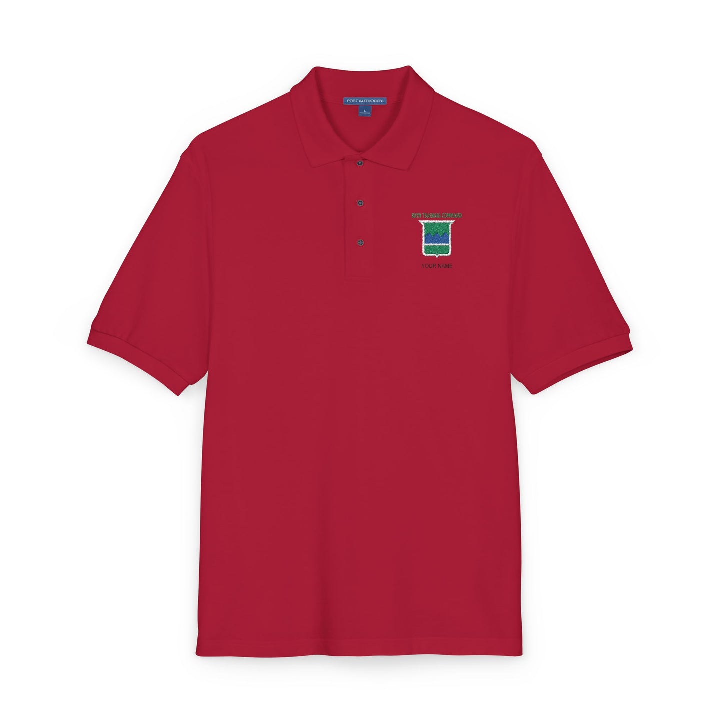 80th TC Pique Polo w/ Name