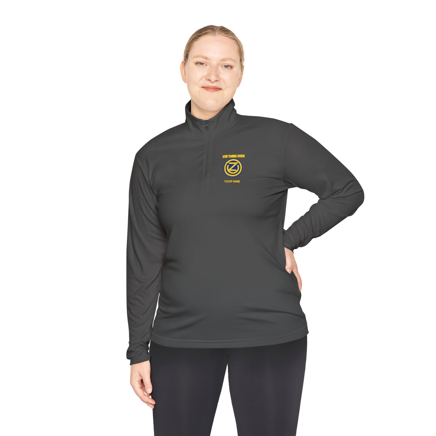 102D Div Quarter-Zip w/ Name