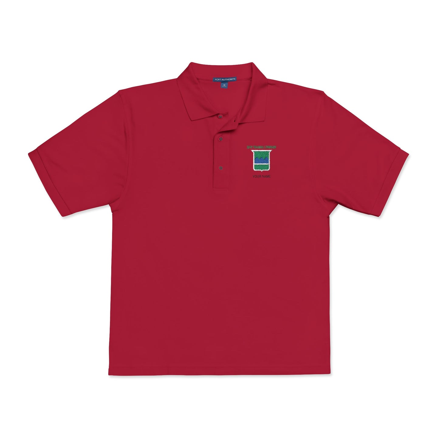 80th TC Pique Polo w/ Name