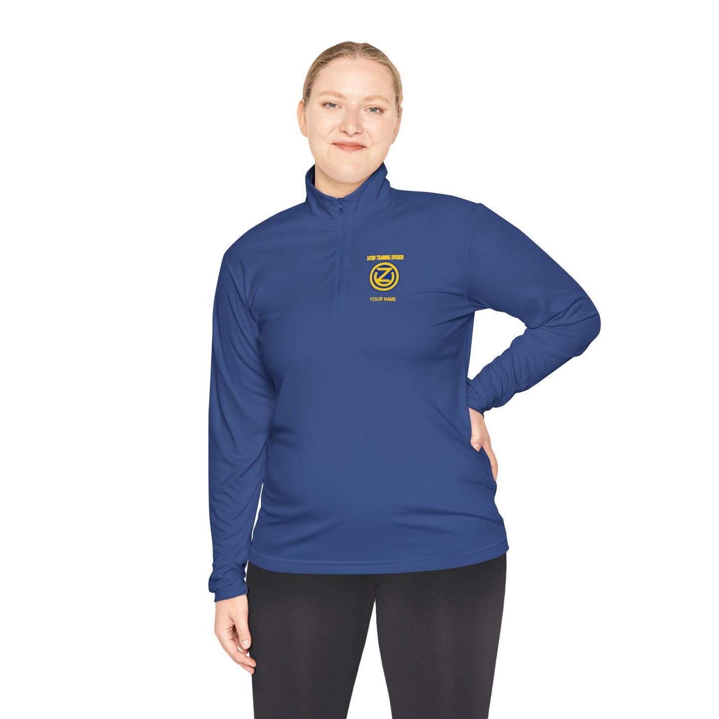 102D Div Quarter-Zip w/ Name