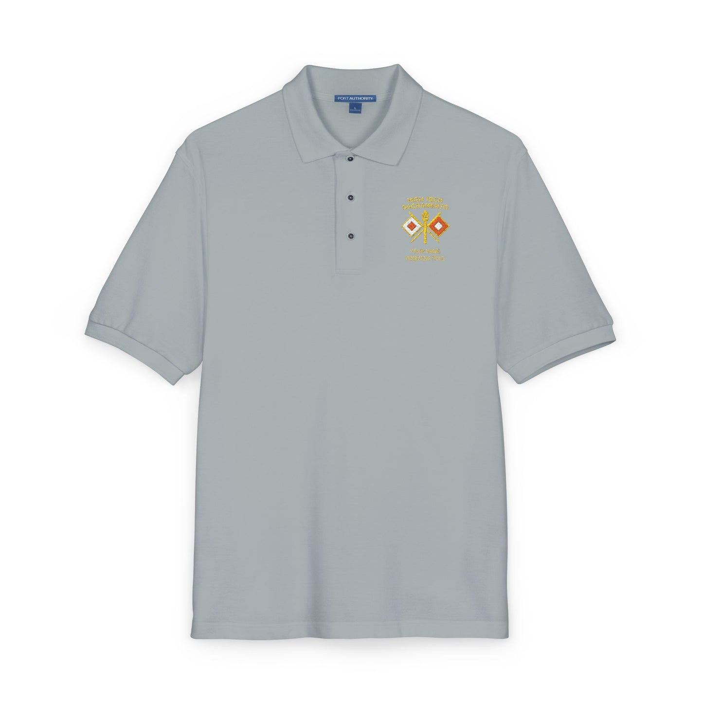 High Tech Pique Polo w/ Name & Title