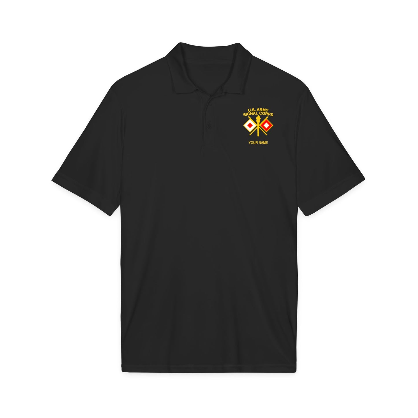 Signal Corps Sport Polo w/ Name