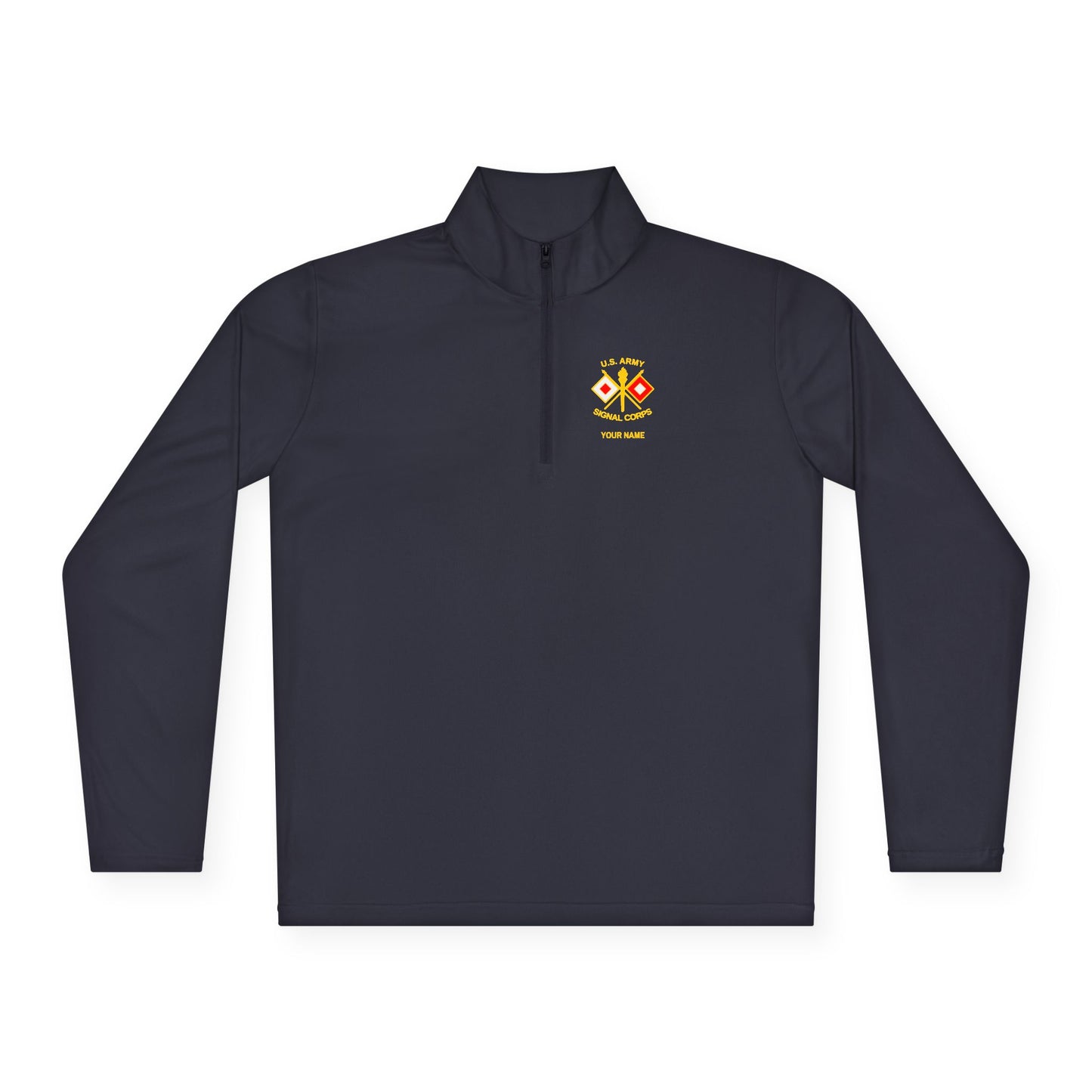 Signal Corps Quarter-Zip w/ Name