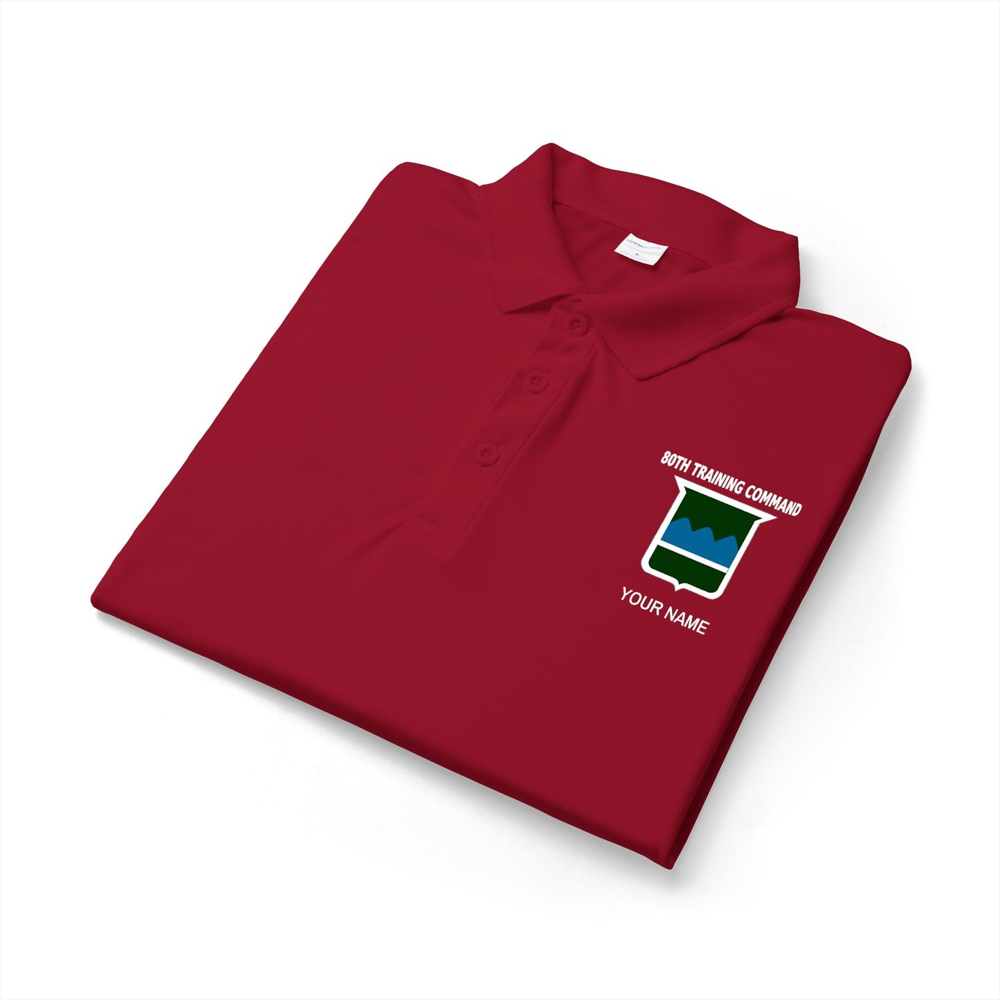 80th TC Sport Polo w/ Name