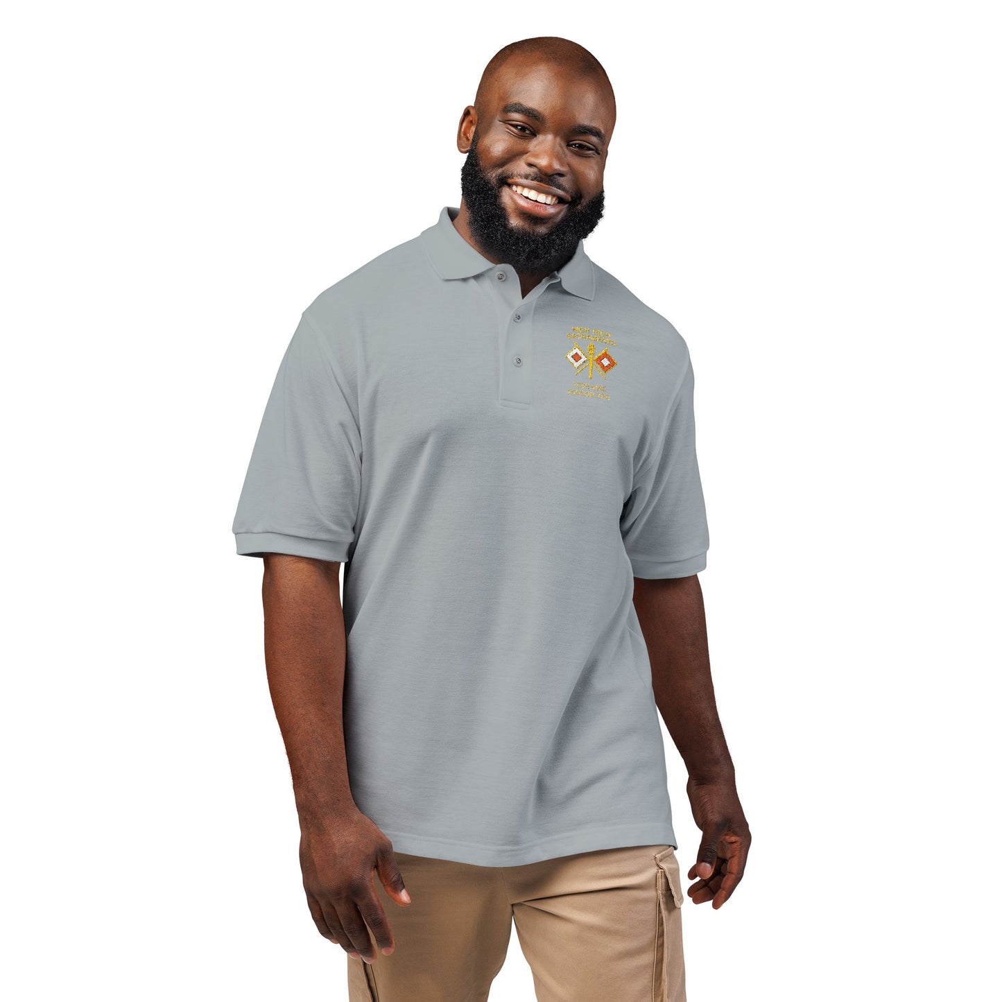 High Tech Pique Polo w/ Name & Title