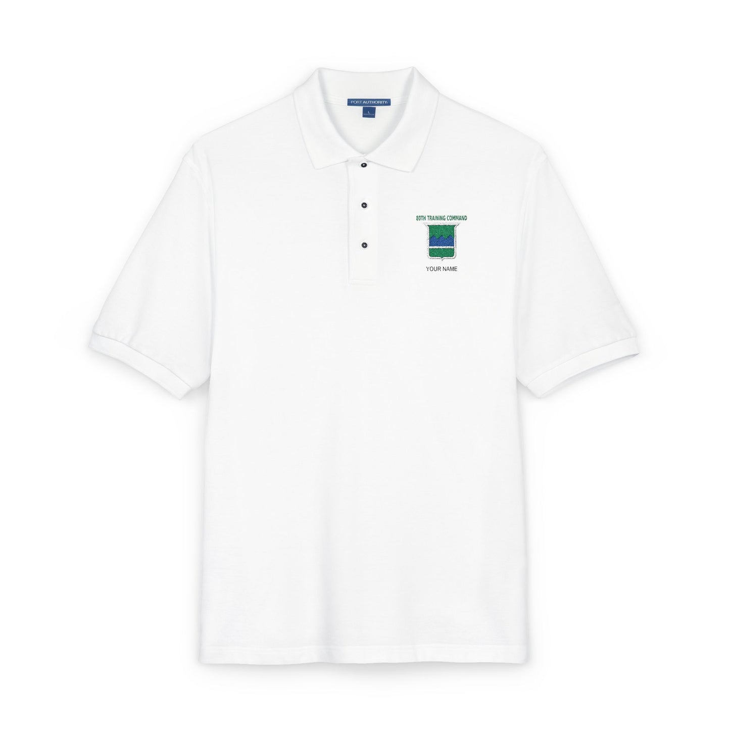 80th TC Pique Polo w/ Name