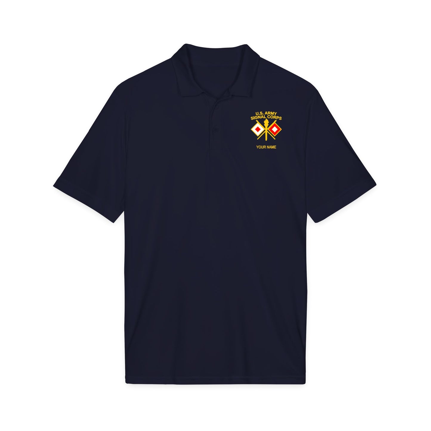 Signal Corps Sport Polo w/ Name