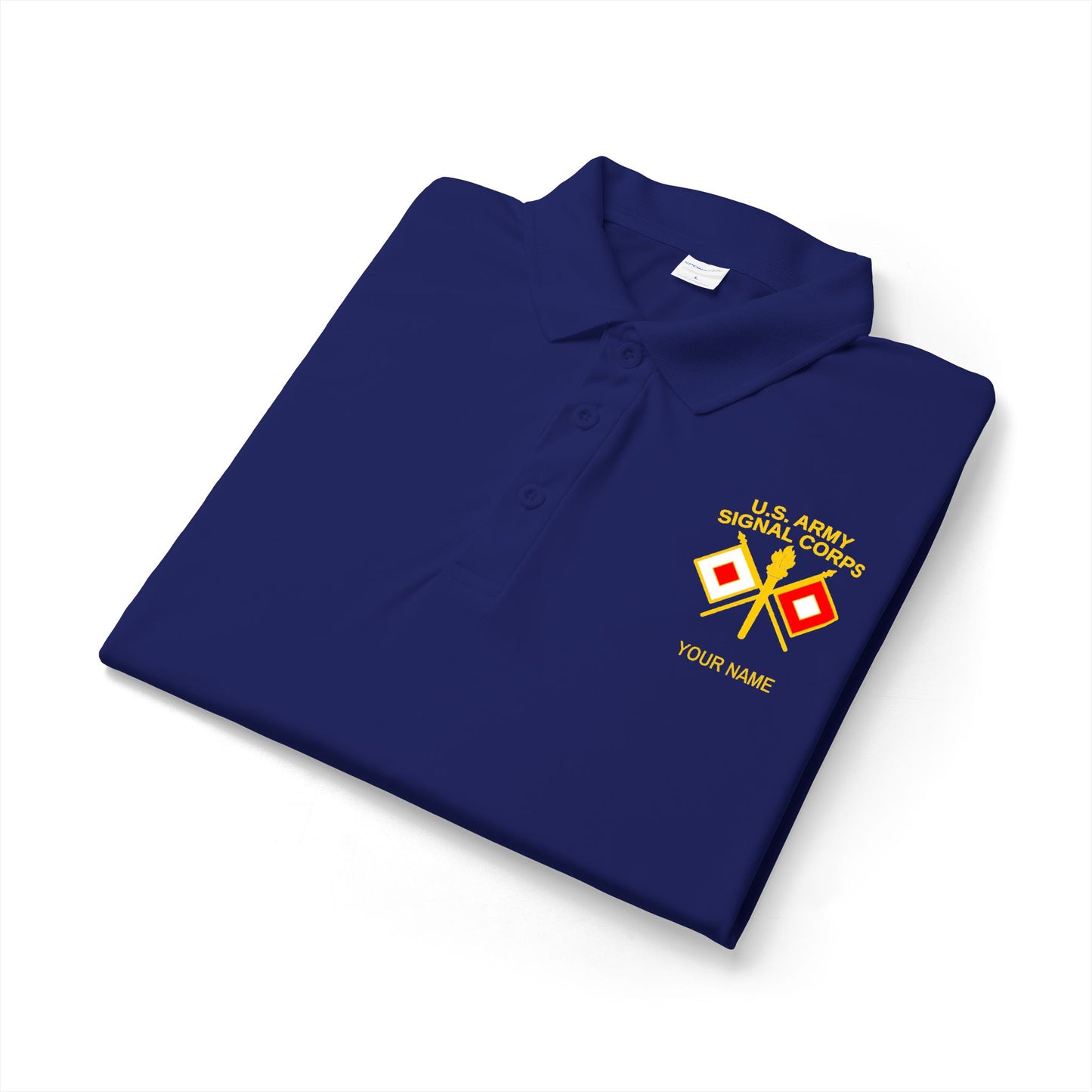 Signal Corps Sport Polo w/ Name