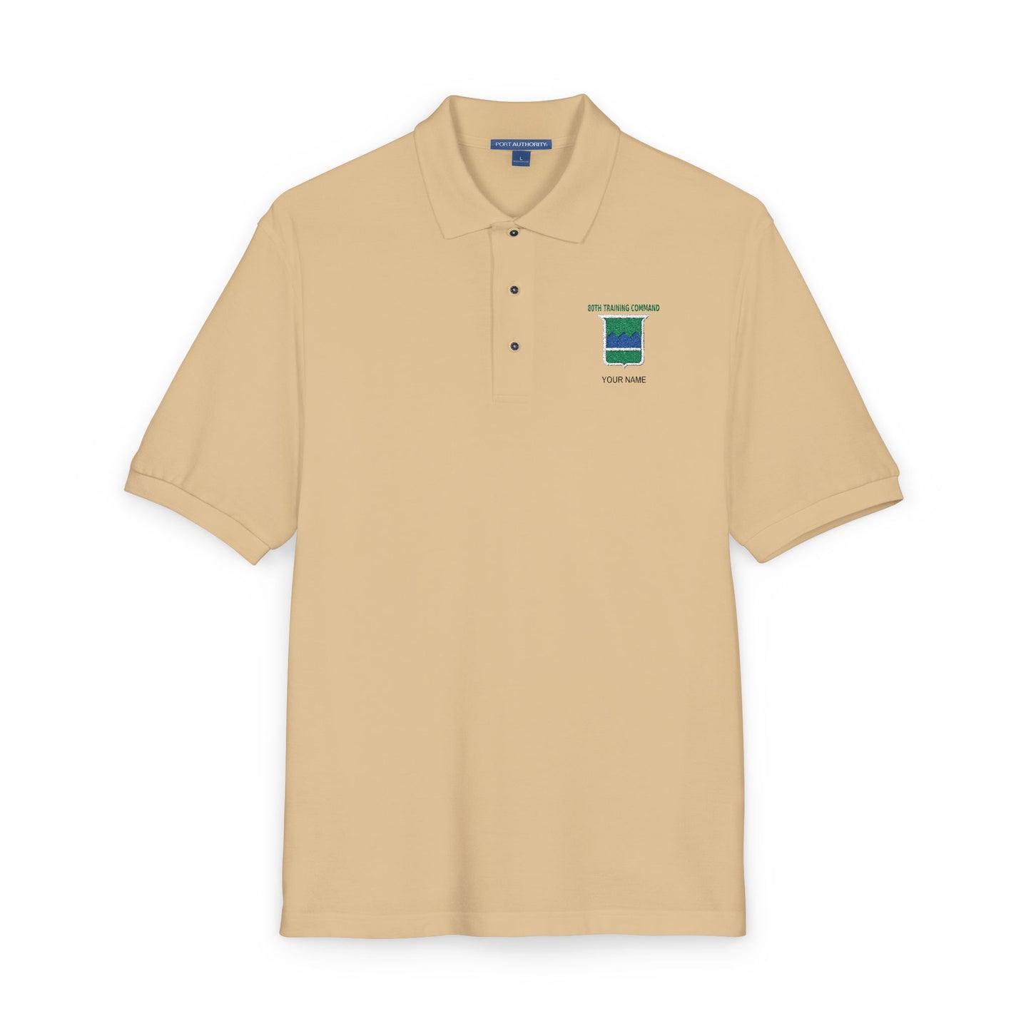 80th TC Pique Polo w/ Name