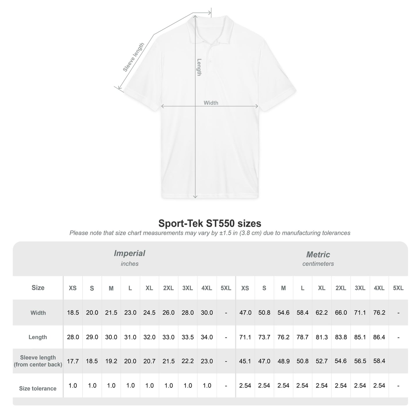 High Tech Sport Polo w/ Name & Title