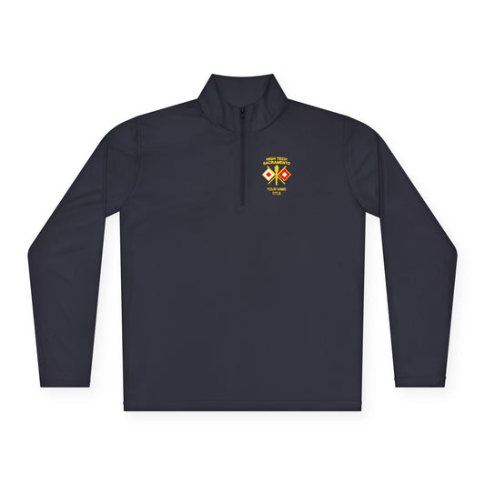 High Tech Quarter-Zip w/ Name & Title