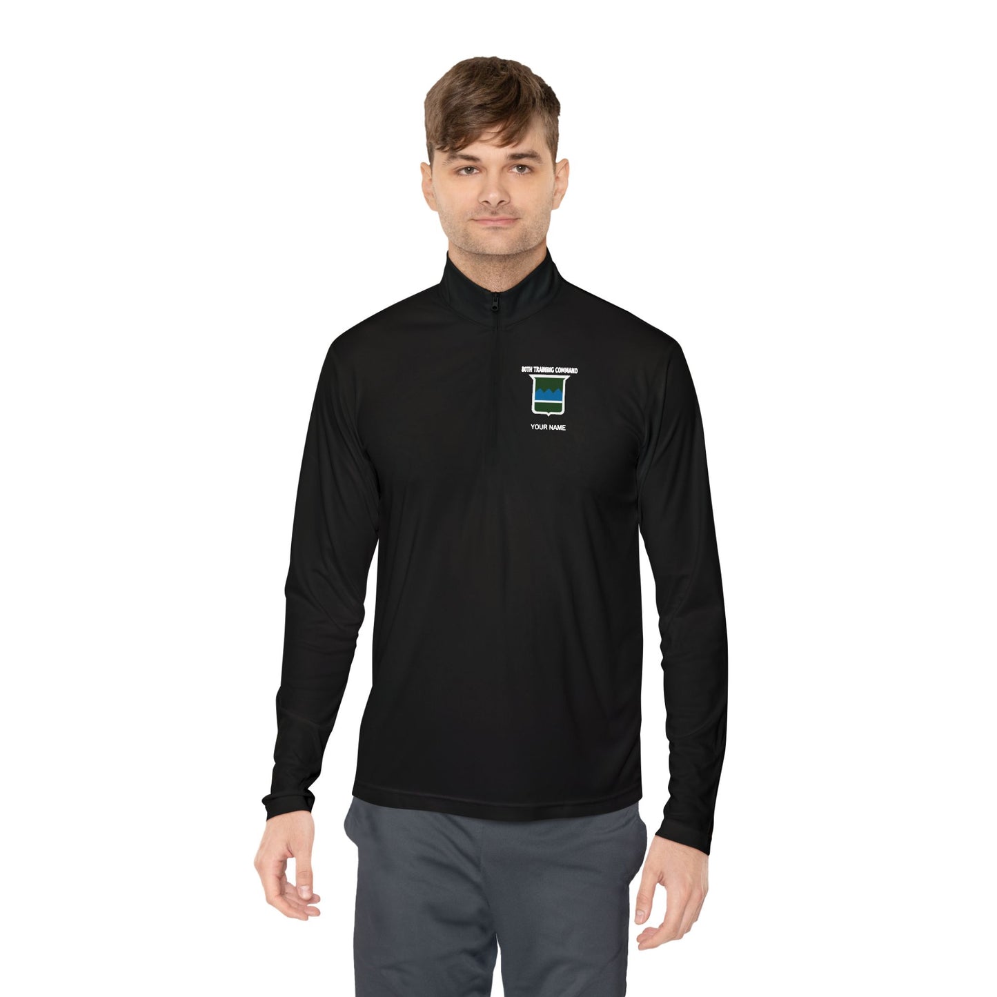80th TC Quarter-Zip w/ Name