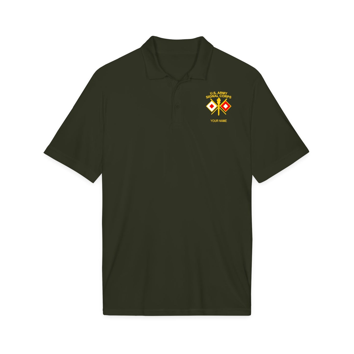 Signal Corps Sport Polo w/ Name