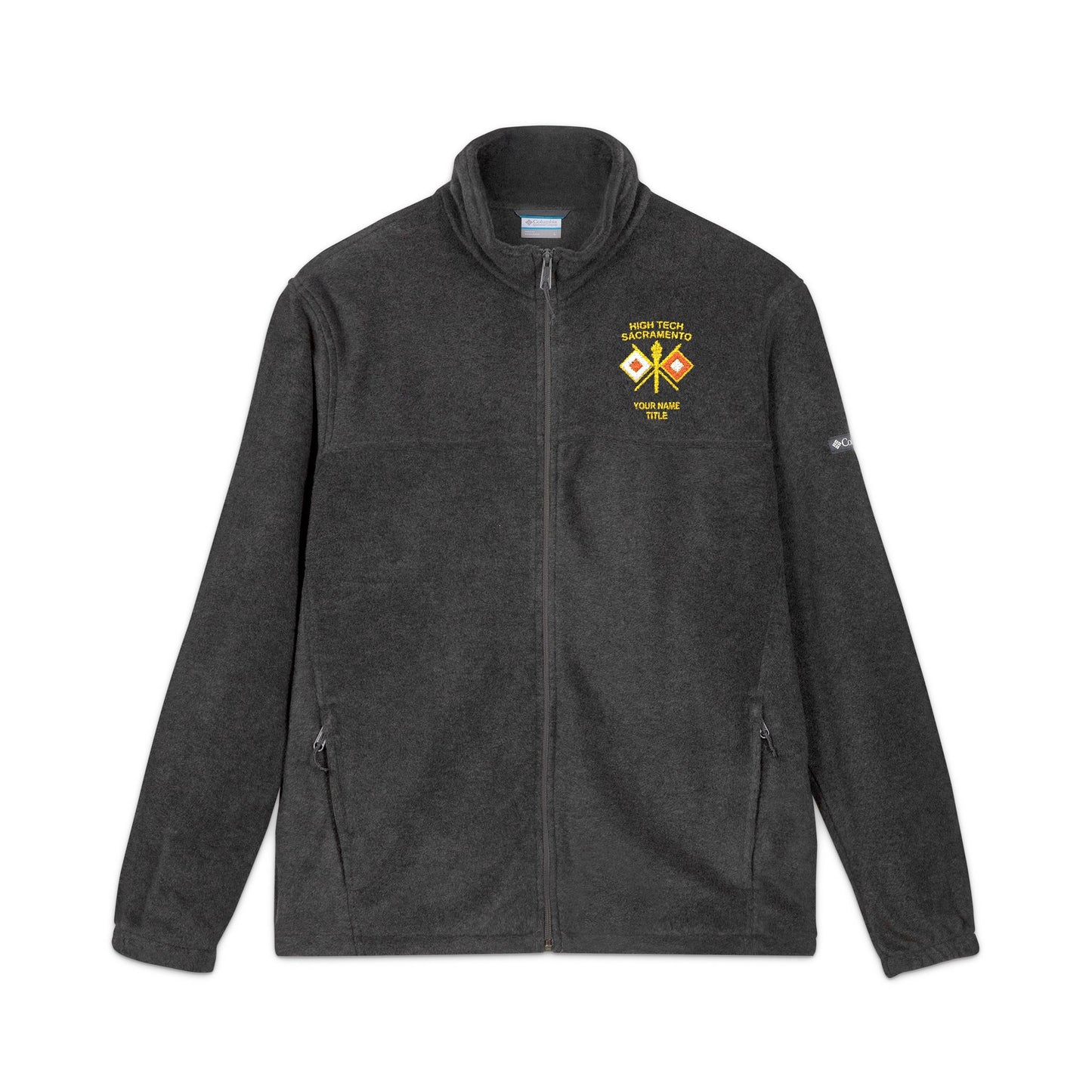 High Tech Columbia Fleece Jacket w/ Name & Title