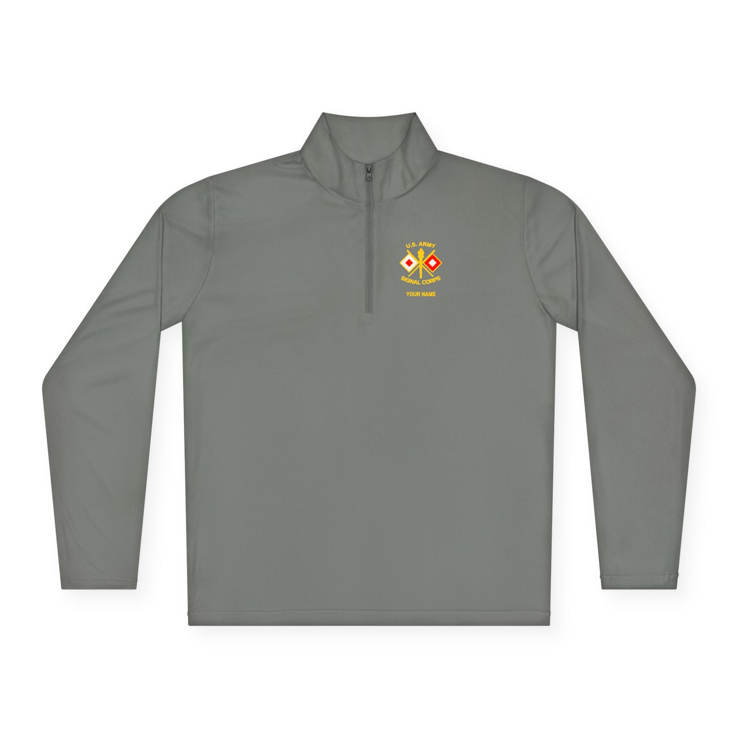 Signal Corps Quarter-Zip w/ Name
