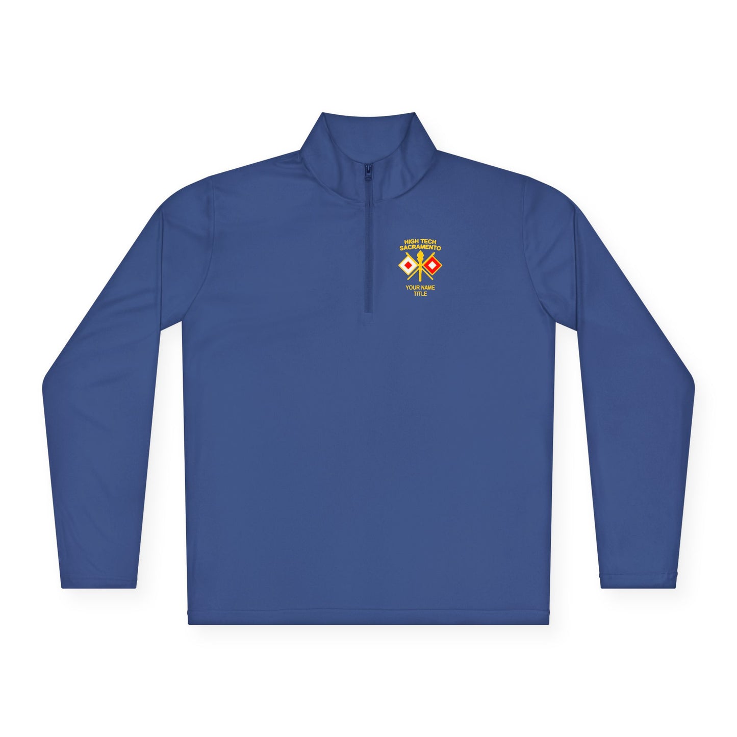 High Tech Quarter-Zip w/ Name & Title
