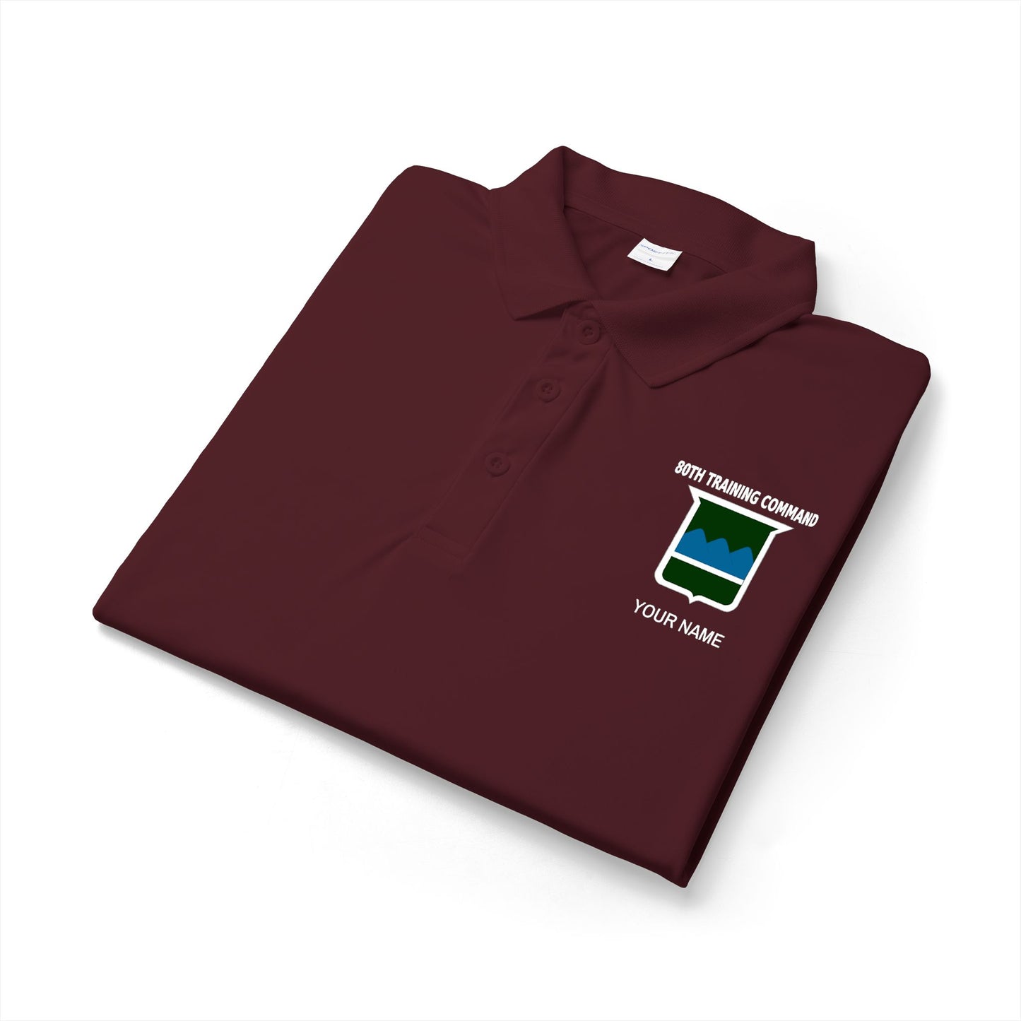 80th TC Sport Polo w/ Name