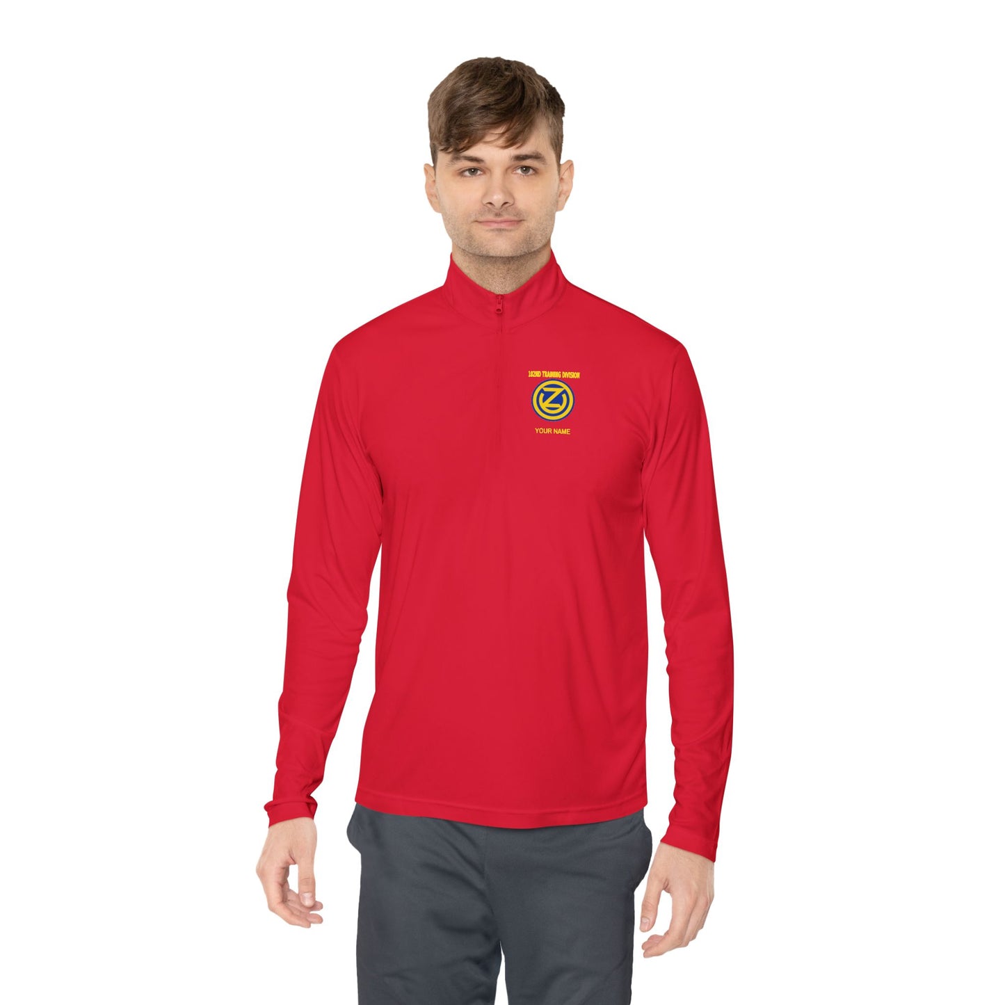 102D Div Quarter-Zip w/ Name