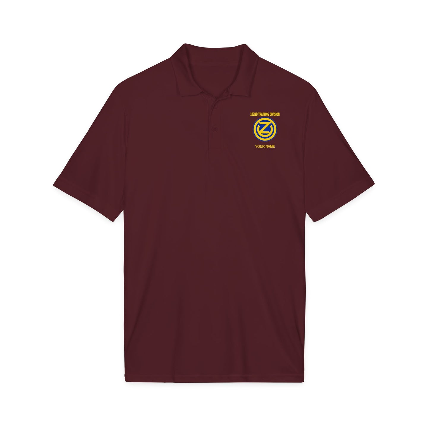 102D Div Sport Polo w/ Name