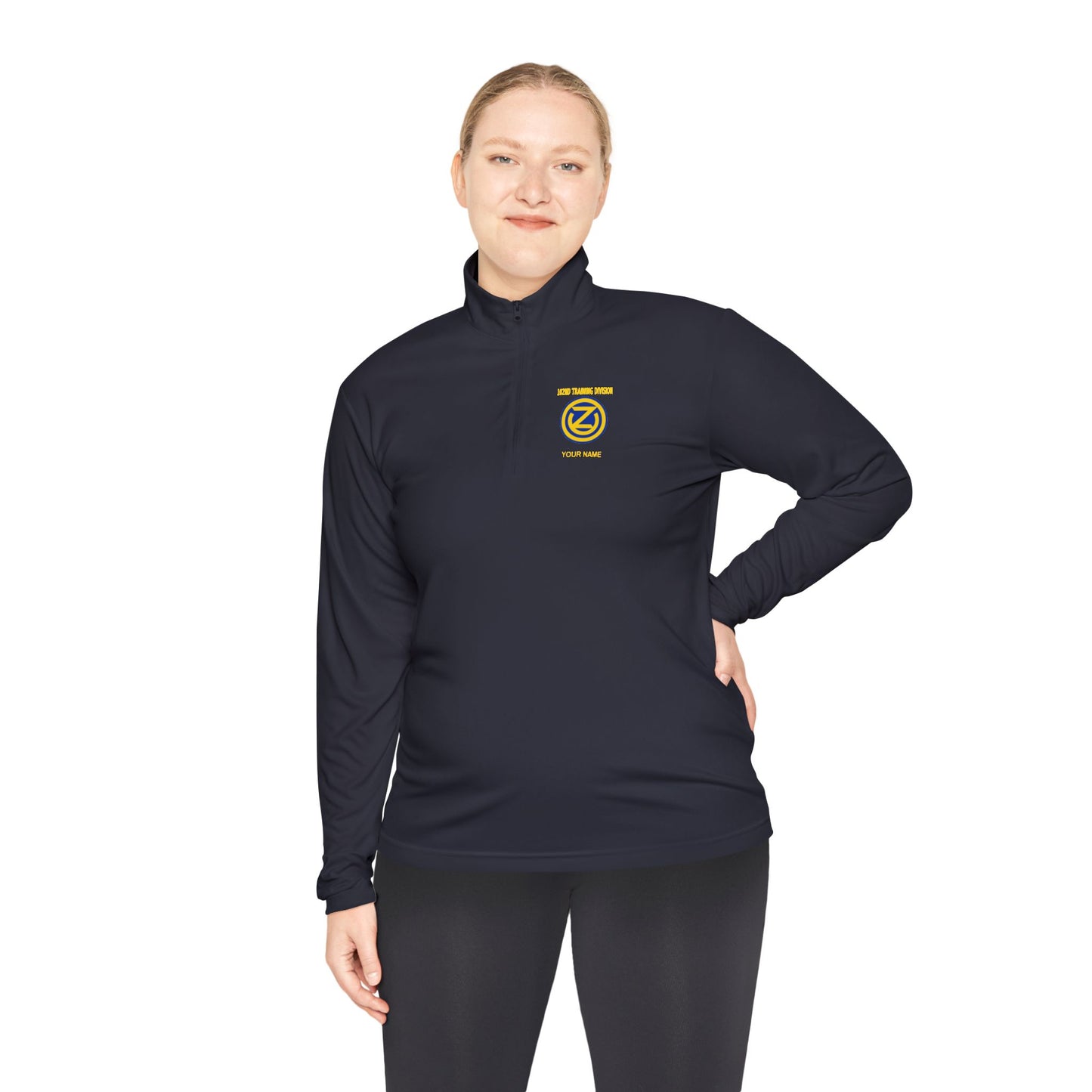 102D Div Quarter-Zip w/ Name