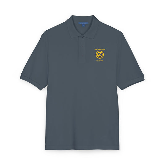 102D Div Pique Polo w/ Name